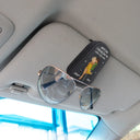 Gift For Couples, Gift For Husband, Gift For Wife, Gift For Boyfriend, Gift For Girlfriend, Happy - Drive Safe I Love You - Personalized Sunglasses Holder For Car Visor