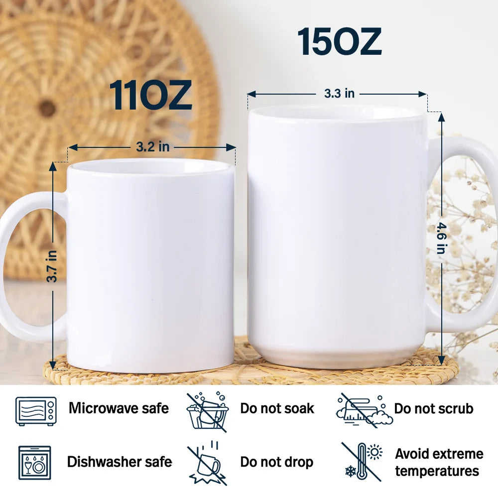 Gift For Mother, Gift For Grandma, Happy, Custom Photo - Custom Photo Pencil Sketch The Love Between Mother & Daughter Is Forever - Personalized White Edge-to-Edge Mug