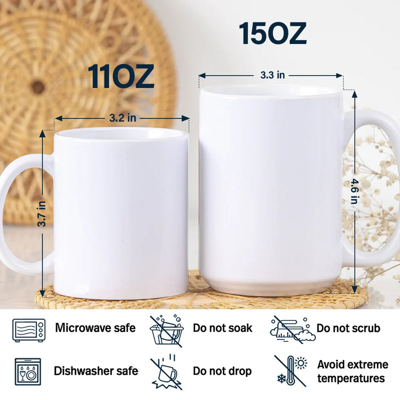 Gift For Mother, Gift For Grandma, Happy, Custom Photo - Custom Photo Pencil Sketch The Love Between Mother & Daughter Is Forever - Personalized White Edge-to-Edge Mug