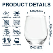 Pet Lovers, Pet Mom, Happy - Forget Mother's Day Pet Mom - Personalized Stemless Wine Glass