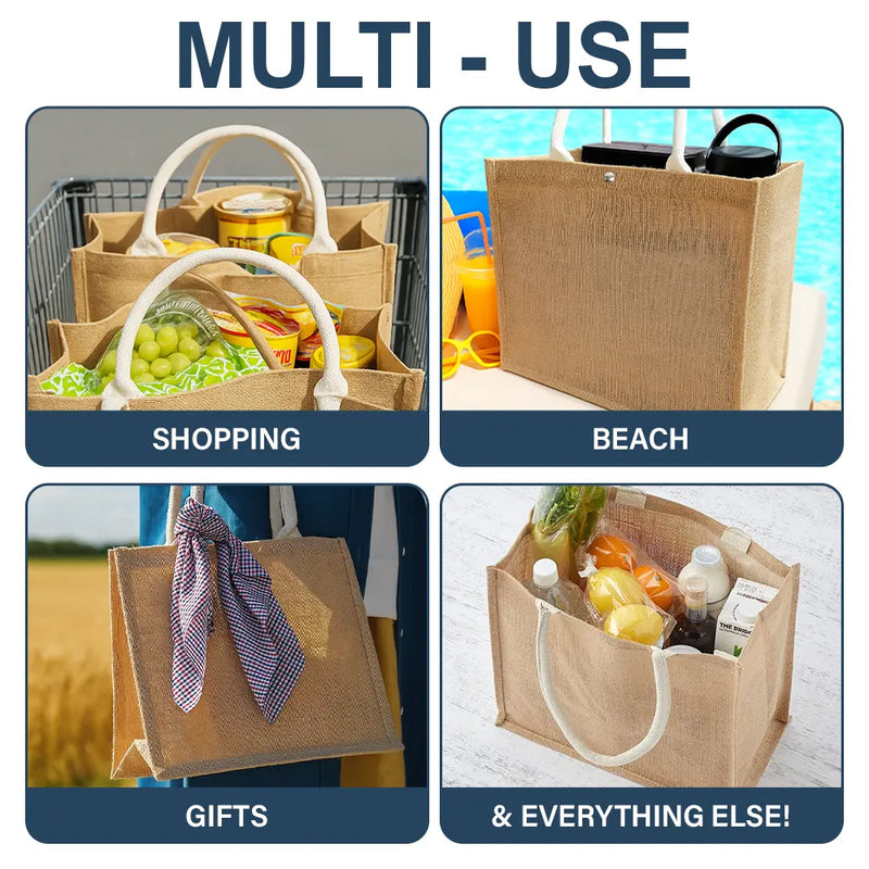 I'm Retired I Don't Have To - Personalized Jute Beach Bag