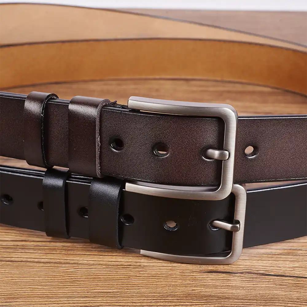 Congrats On Being My Husband You Lucky - Funny Gift For Hubby, Boyfriend, Spouse, Fiance, Dad Gift - Personalized Engraved Leather Belt