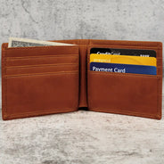 Gift For Father,Gift For Grandpa - My Favorite People Call Me Papa Daddy - Personalized Leather Wallet