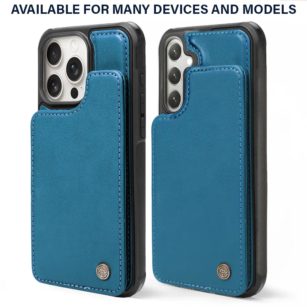 Dog Lovers, Dog Mom - Cute Dogs And Cats Aesthetic Pattern - Personalized Leather Flip Wallet Phone Case