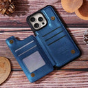 Living That Grandma Life - Personalized Leather Flip Wallet Phone Case