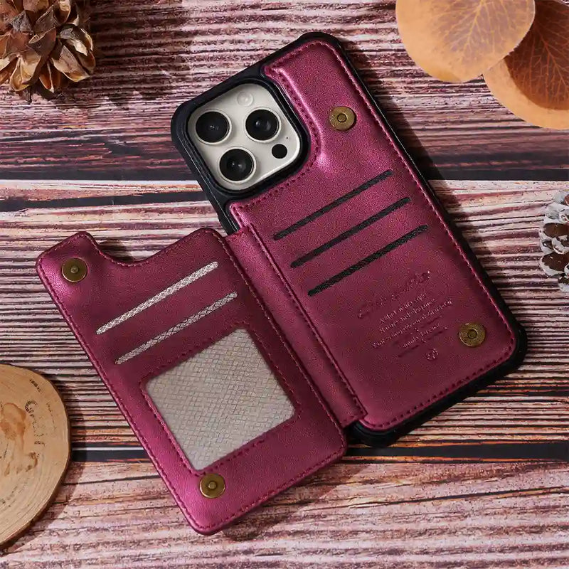 Custom Photo Memorial The Call I Wish I Could Make - Personalized Leather Flip Wallet Phone Case