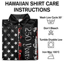 No Custom,America 250th,Independence Day - Early US Flag America 250 Years Of Freedom - Hawaiian Shirt