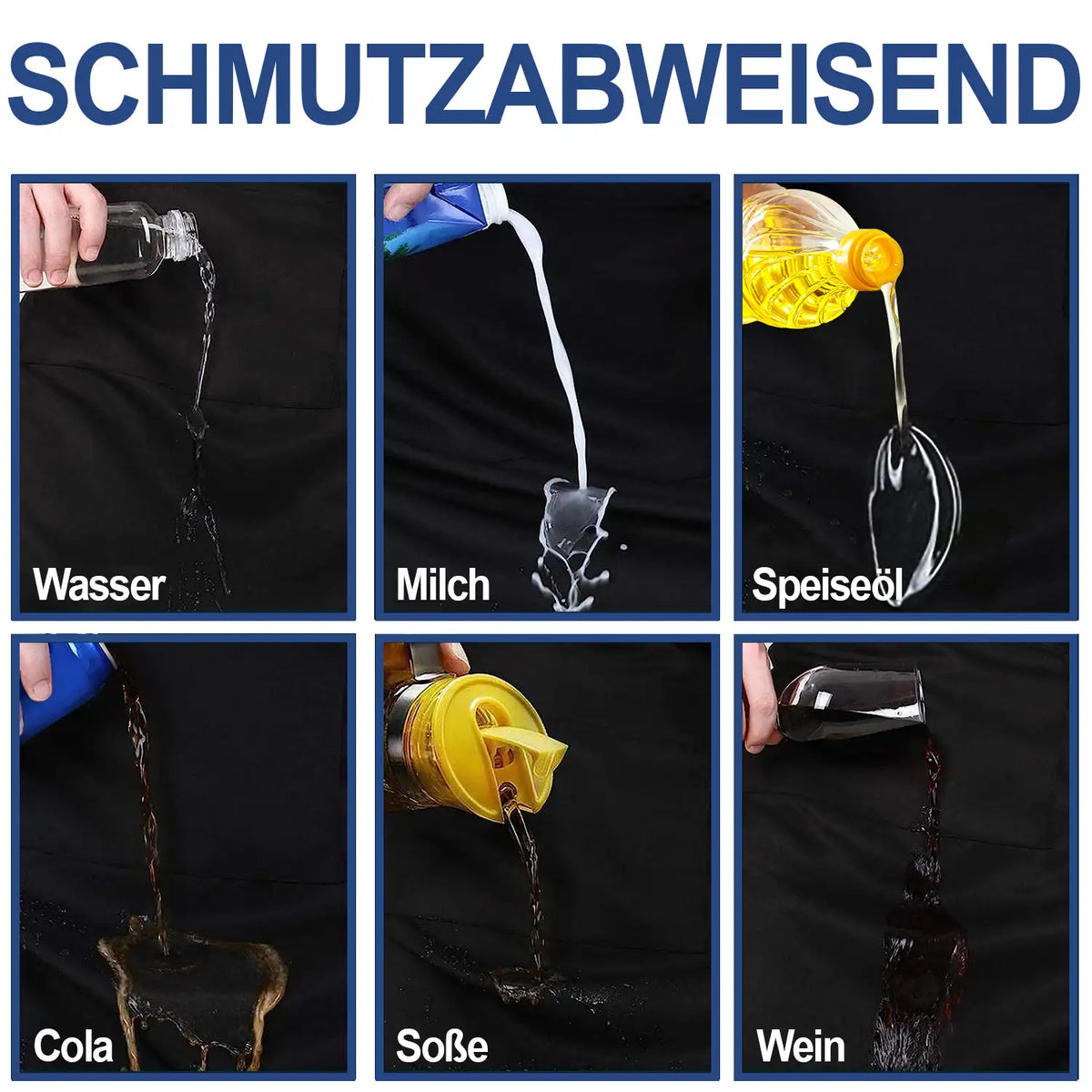 Gift For Father,Gift For Grandpa,Grandpa's Hobby,Dad's Hobby,Grilling,Funny,Custom Photo,Non-Eng,German - Eigenes Foto Herr Gutaussehend Ist Am Kochen - Personalisierte Schürze