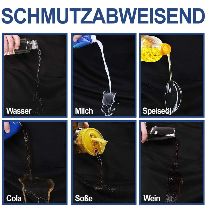 Gift For Father,Gift For Grandpa,Grandpa's Hobby,Dad's Hobby,Grilling,Funny,Custom Photo,Non-Eng,German - Eigenes Foto Herr Gutaussehend Ist Am Kochen - Personalisierte Schürze