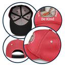 Punch Monkey,Gift For Yourself,Love,Gift For Bestie,Gift For Women,Gift For Men - Embroidery Effect In A World Where You Can Be Anything Be Kind - Personalized Classic Cap