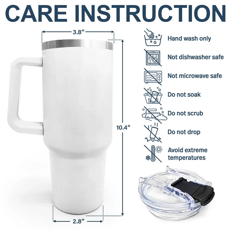 Gift For Grandma,Gift For Mother,Happy - This Mom Grandma Belongs To Heart Icon - Personalized Engraved 40oz Tumbler