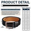 Father We Love You Every Day - Personalized Engraved Leather Belt