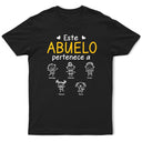 Gift For Women,Gift For Men,Parents,Gift For Mother,Gift For Grandpa,Gift For Father,Gift For Grandma,Gift For Grandparents,Love,Spanish - Este Abuelo Esta Abuela Este Papá Esta Mamá Pertenece A - Camiseta Personalizada