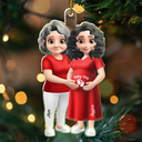 Christmas, Gift For Daughter, Happy, Mom - Daughters (Adult), New Mom, New baby - Expecting Mom & Grandma To Be, New Baby Reveals Baby Keepsake - Personalized Custom Shaped Acrylic Ornament