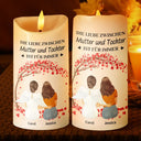 Gift For Yourself,Gift For Women,Gift For Mother,Mom - Daughters (Adult),Mom - Daughters (Young),Mom - Sons,Mom - Children,Gift For Daughter,Gift For Son,Love,German - Die Liebe Zwischen Mutter Und Töchtern Und Söhnen Ist Für Immer - Personalisierte Flammenlose LED-Kerzen