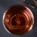 No Returns Or Refunds - Personalized Engraved Whiskey Glass