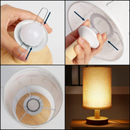 Forever Love Mom And Her Children - Personalized Fabric Lamp
