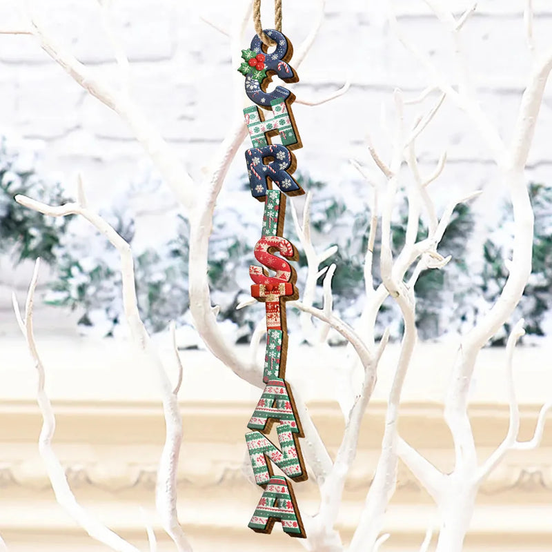 Family, Gift For Couples, Gift For Yourself, Happy - Family Couple Bestie Knitted Effect Name - Personalized Custom Shaped Wooden Ornament