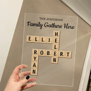 Gift For Couples,Gift For Husband,Gift For Wife,Old Couples,Parents,Gift For Mother,Gift For Father,Gift For Sibling,Gift For Sisters,Gift For Brothers,Family,Love - Family Love Keepsake - Personalized Vertical Rectangle Acrylic Plaque