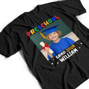 Graduation,Grandpa - Grandkids,Gift For Kids,Gift For Grandkids,Grandma - Grandkids,Dad - Children,Mom - Children - Custom Photo Family Matching Pre-K Kindergarten Graduation - Personalized T Shirt