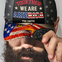 Gift For Couples,Gift For Husband,Gift For Wife,Gift For Boyfriend,Gift For Girlfriend,Parents,Gift For Yourself,Gift For Women,Gift For Men,Gift For Mother,Gift For Father,Gift For Daughter,Gift For Son,Family,Independence Day,America 250th,Happy - Family Together We Are America 250 - Personalized Mesh-back Casual Cap