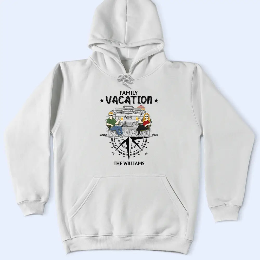 Family, Happy - Family Vacation - Personalized T Shirt