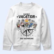 Family, Happy - Family Vacation - Personalized T Shirt