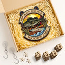 Fishing,Funny,Gift For Men,Gift For Women - Fish Caught This Year - Personalized Hanging Tracker Sign