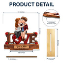 Gift For Couples,Old Couples,Gift For Husband,Gift For Wife,Gift For Boyfriend,Gift For Girlfriend,LGBT,Love,Top Market - Flannel Couple You & Me We Got This - Personalized Custom Shaped 2-Layered Acrylic Wooden Plaque