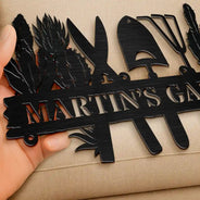 Gardening - Flower Vegetable Garden - Personalized Cutout Metal Sign