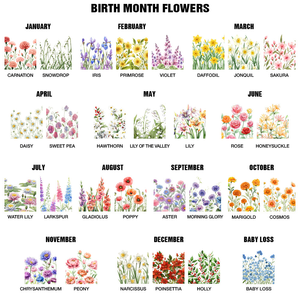 Gift For Yourself,Gift For Women,Gift For Aunt,Gift For Mother,Mom - Daughters (Adult),Mom - Daughters (Young),Gift For Grandma,Grandma - Grandkids,Gift For Daughter,Love - Birth Flower Mother & Daughter Forever Linked - Personalized Flameless LED Candle