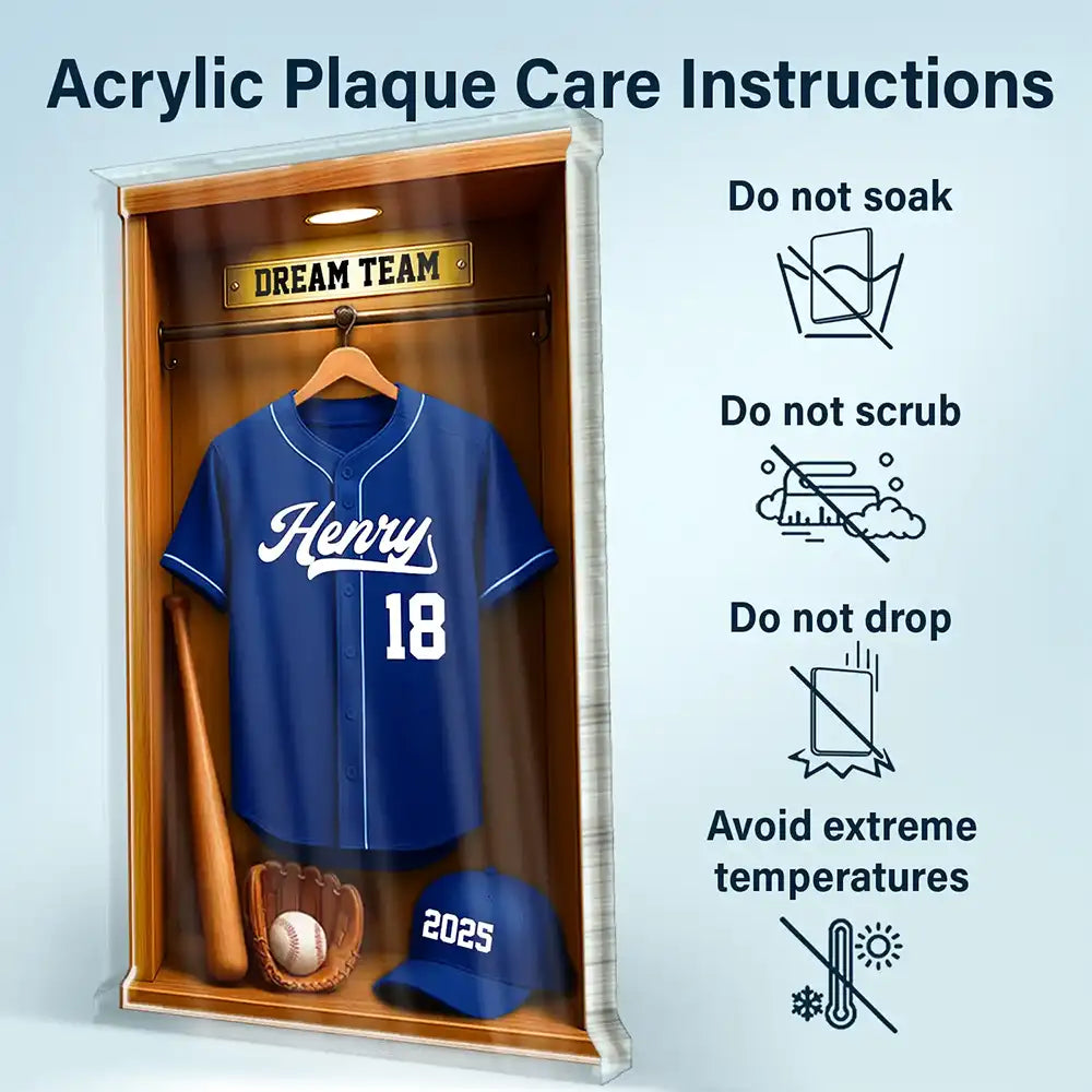 Football,Happy - Football Soccer Locker 3D Effect - Personalized Custom Shaped Acrylic Plaque