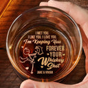 Gift For Couples, Gift For Husband, Gift For Boyfriend, Love - Forever Your Whiskey Shot - Personalized Engraved Whiskey Glass