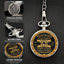 Gift For Yourself,Gift For Men,Gift For Brothers,Gift For Sibling,Gift For Bestie,Happy,French,Non-Eng,Icon,Proud - Frère Un Jour Frère Toujours - Montre De Poche Personnalisée