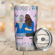 Mom - Daughters (Adult),Gift For Daughter,Happy, Top Market - From Mom To Badass Daughter - Personalized Tumbler