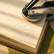 Reading,Gift For Yourself,Happy - From The Library Of Book Dragon - Personalized Embosser Stamp