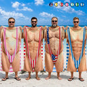 Humorous,Gift For Men,Beach,Gift For Yourself,Summer,Icon - Funny 3D Hairy Body Swimsuit - Personalized Beach Towel