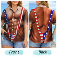 Beach, Summer, Gift For Men, Gift For Yourself, Humorous - Funny 3D Hairy Body Swimsuit - Personalized Hawaiian Shirt