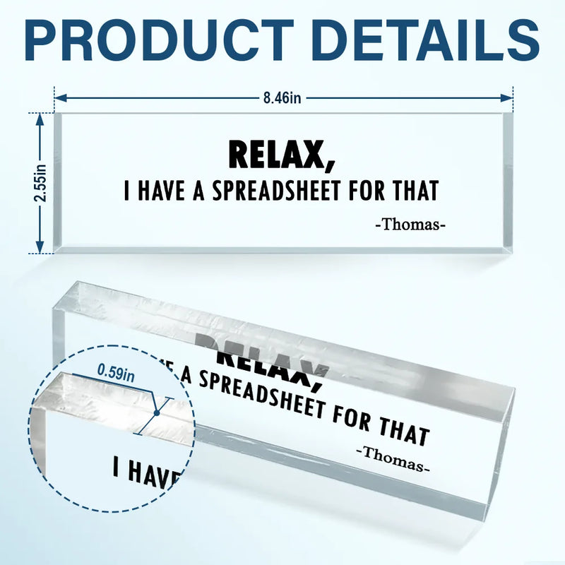 Gifts For Colleagues, Funny - Funny Cowokers Please Don't Talk To Me - Personalized Desk Name Plate