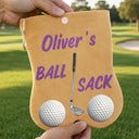 Humorous,Gift For Men,Golf,Gift For Yourself,Custom Text - Funny Golf Gift For Golf Lovers - Personalized Golf Ball Sacks