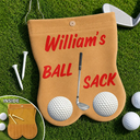 Humorous,Gift For Men,Golf,Gift For Yourself,Custom Text - Funny Golf Gift For Golf Lovers - Personalized Golf Ball Sacks