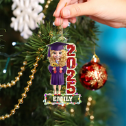 Funny,Graduation,Christmas,Gift For Yourself - Funny Graduation - Personalized Custom Shaped Acrylic Ornament