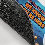 Halloween,Pet Lovers,Funny - Funny Pet No Need To Knock We Know You're Here - Personalized Doormat