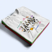 Teacher,Humorous,Back To School,Custom Text - Funny Seagull Teacher & Students - Personalized T Shirt