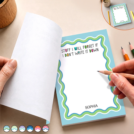 Funny To-do List For Friends Colleagues - Personalized Notepad