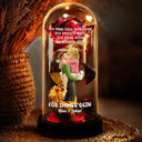 Gift For Couples,Gift For Husband,Gift For Wife,Gift For Boyfriend,Gift For Girlfriend,LGBT,Love,German - Für Immer Wir - Personalisierte Ewige Rosenkuppel-Lampe