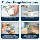 Gift For Mother,Gift For Grandma,Love,Top Market,Icon - Thank You For Helping Us Grow - Personalized Glass Flower Plant Pot