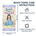 Mermaid Beach Please I'm A Mermaid - Gift For Women, Beach Lovers - Personalized Beach Towel
