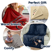 Long Distance Relationship Hold You Until I Can - Gift For Couples - Personalized Fleece Blanket