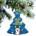 May Your Christmas Tree Survive - Gift For Dog Lovers - Personalized Tree Ceramic Ornament